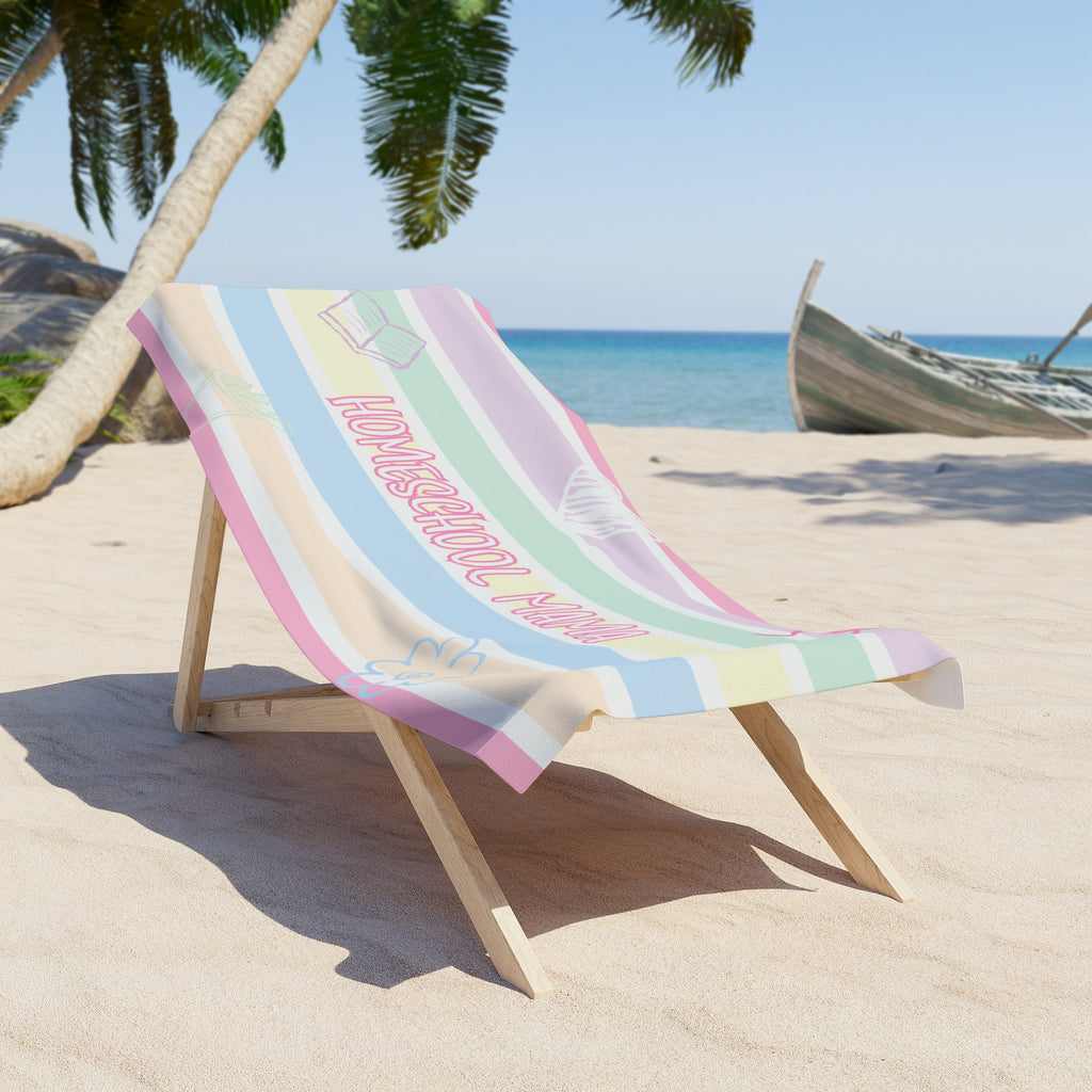 "Homeschool Mama"Beach Towel
