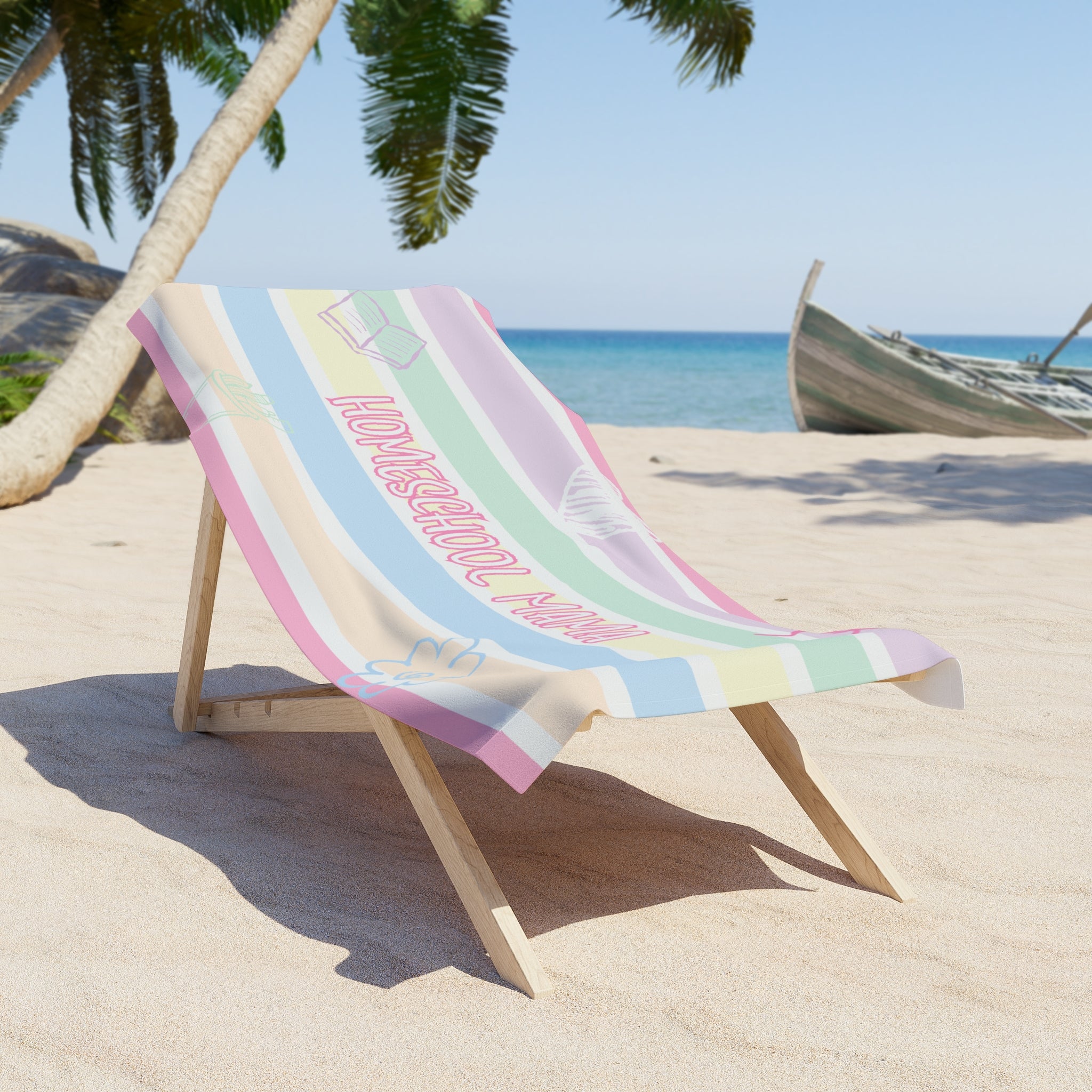 "Homeschool Mama"Beach Towel