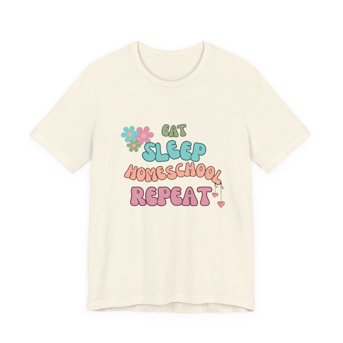 Eat Sleep Homeschool Repeat Shirt