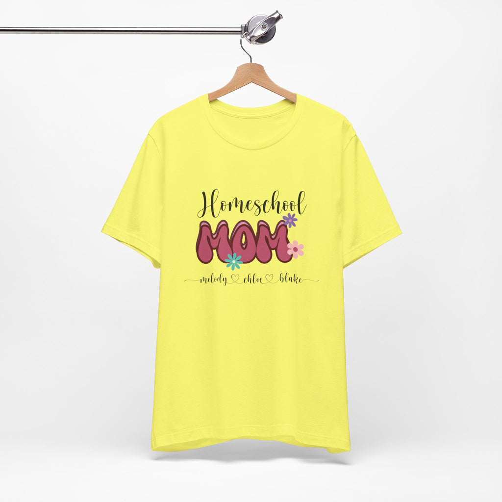 Homeschool Mom Personalized Shirt