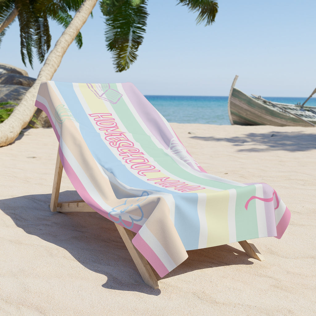 "Homeschool Mama"Beach Towel