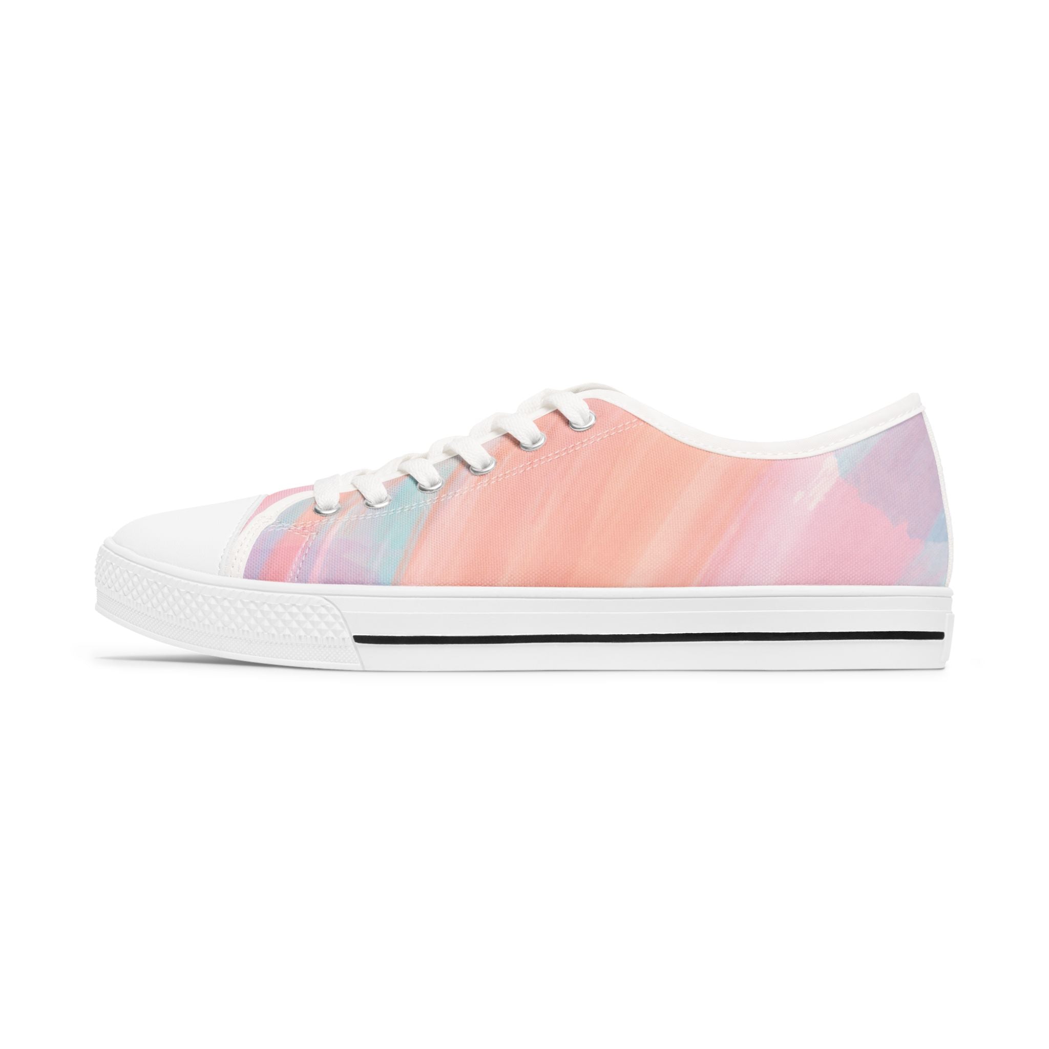 Women's Low Top Sneakers Homeschool Mom Multicolor