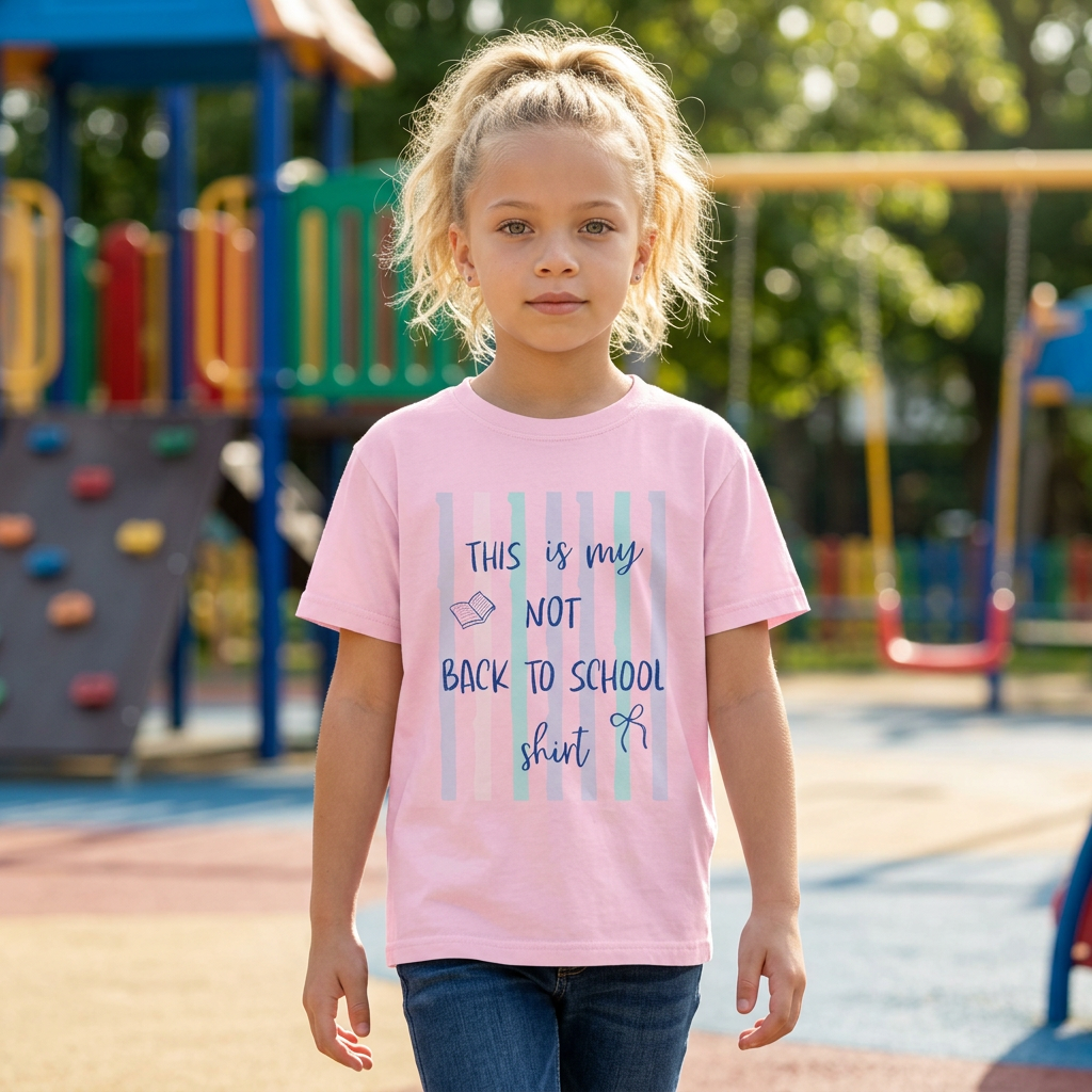 “This Is My Not Back To School Shirt”