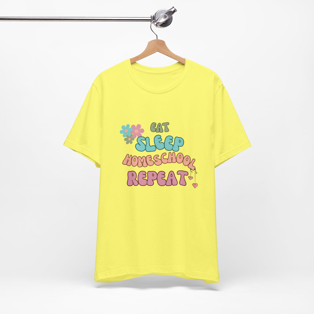 Eat Sleep Homeschool Repeat Shirt