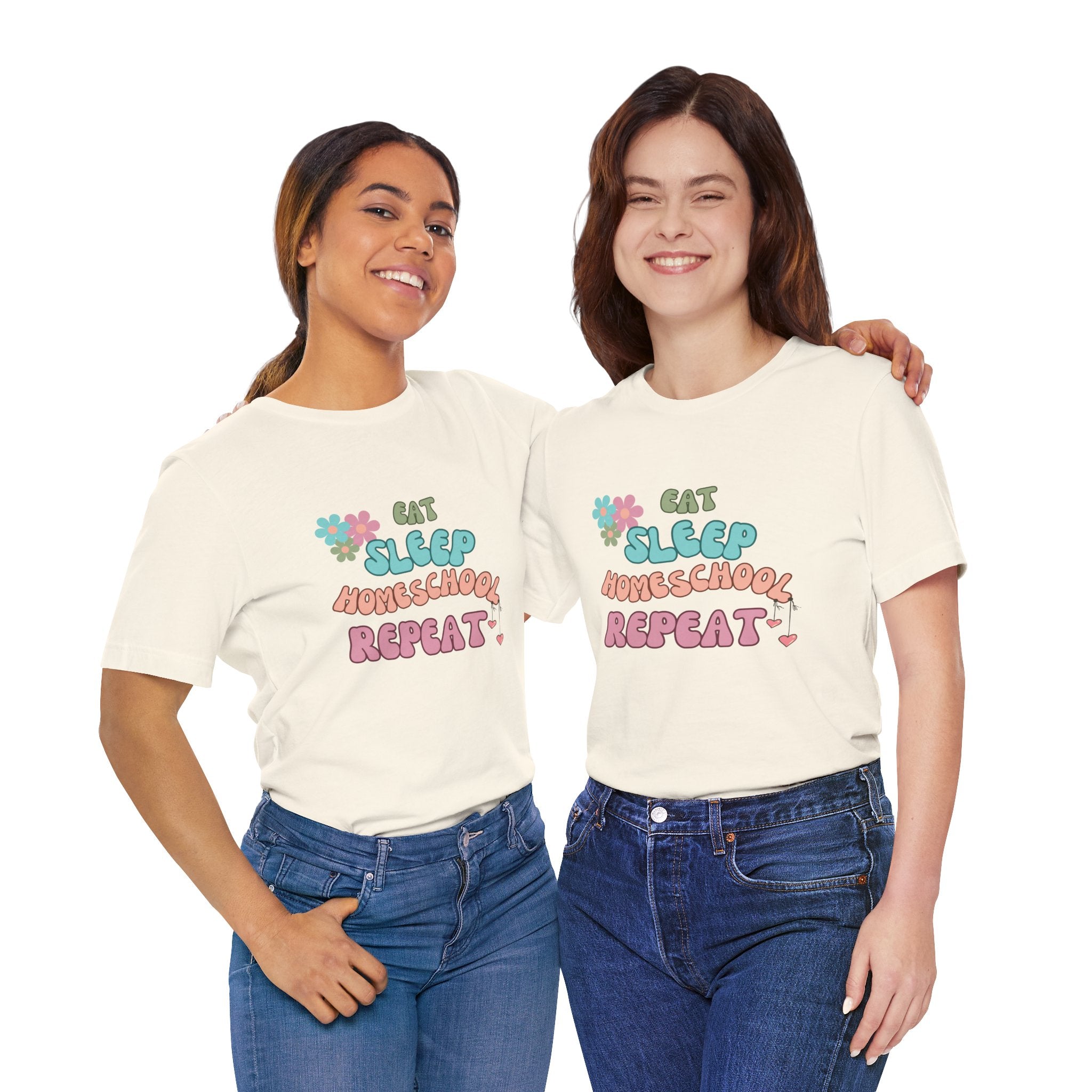 Eat Sleep Homeschool Repeat Shirt