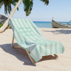 "Beach Days Count as Science" Personalized Beach Towel