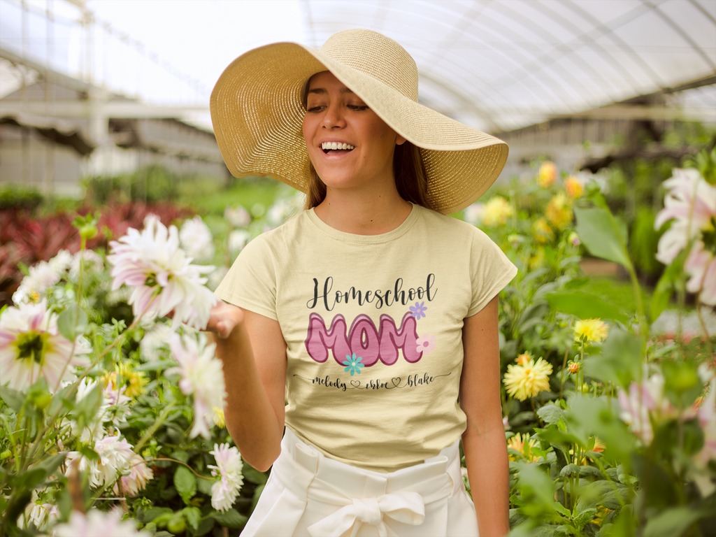 Homeschool Mom Personalized Shirt