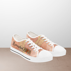 Women's Low Top Sneakers Homeschool Mom Light Brown
