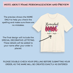 Homeschool Mom Personalized Shirt
