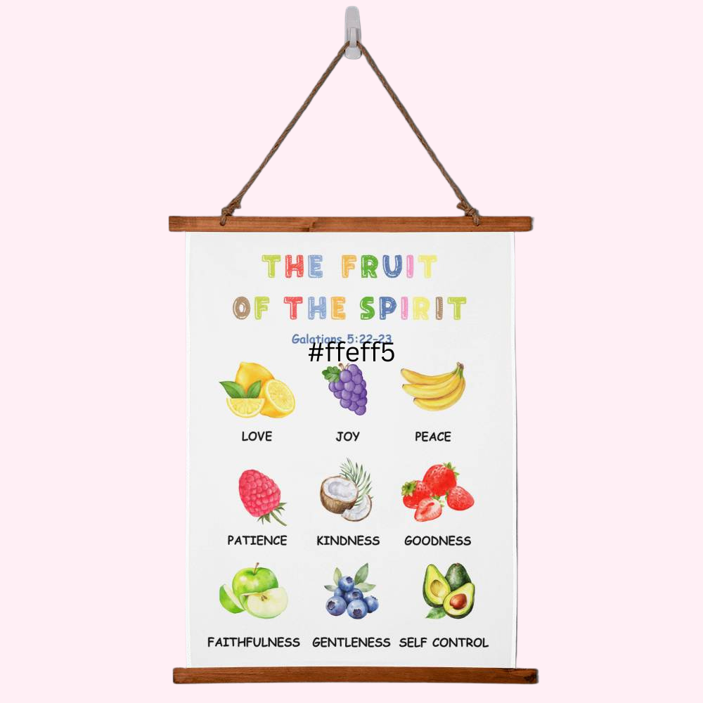 THE FRUIT OF THE SPIRIT – Wood Framed Wall Tapestry