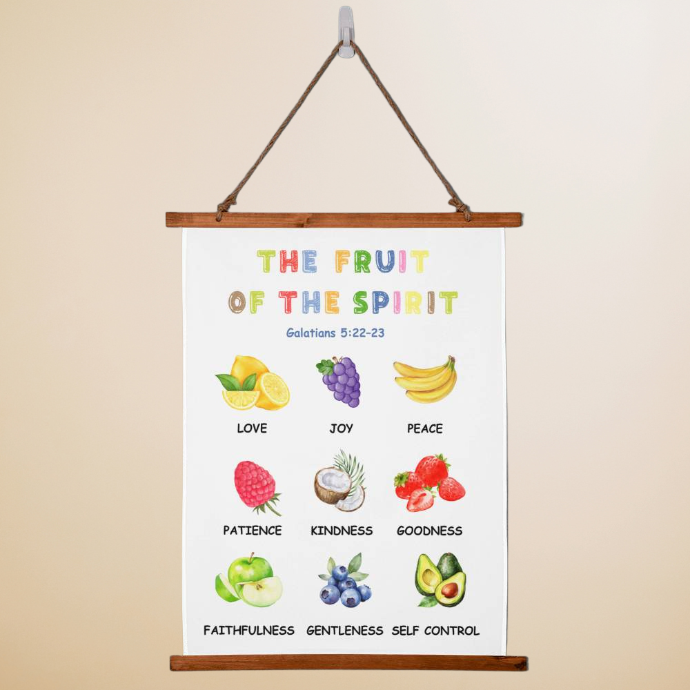 THE FRUIT OF THE SPIRIT – Wood Framed Wall Tapestry