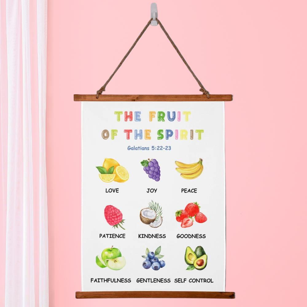 THE FRUIT OF THE SPIRIT – Wood Framed Wall Tapestry