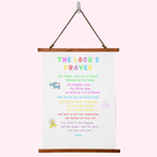 THE LORD'S PRAYER – Wood Framed Wall Tapestry