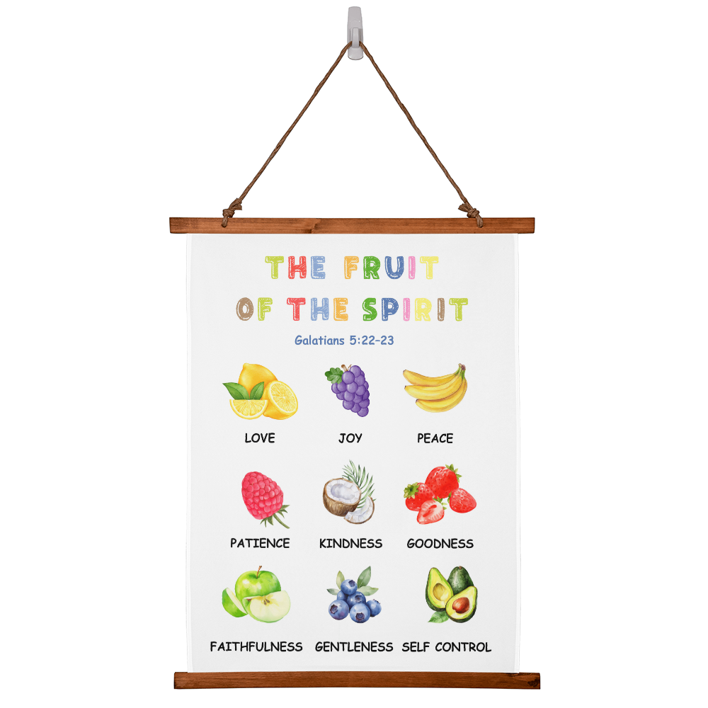THE FRUIT OF THE SPIRIT – Wood Framed Wall Tapestry