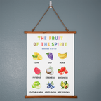 THE FRUIT OF THE SPIRIT – Wood Framed Wall Tapestry
