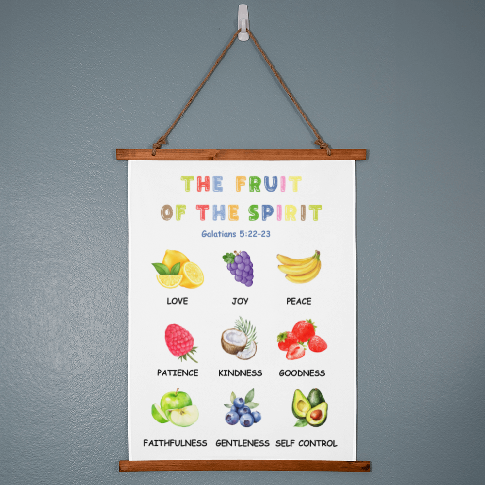 THE FRUIT OF THE SPIRIT – Wood Framed Wall Tapestry