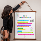 THE 10 COMMANDMENTS – Wood Framed Wall Tapestry