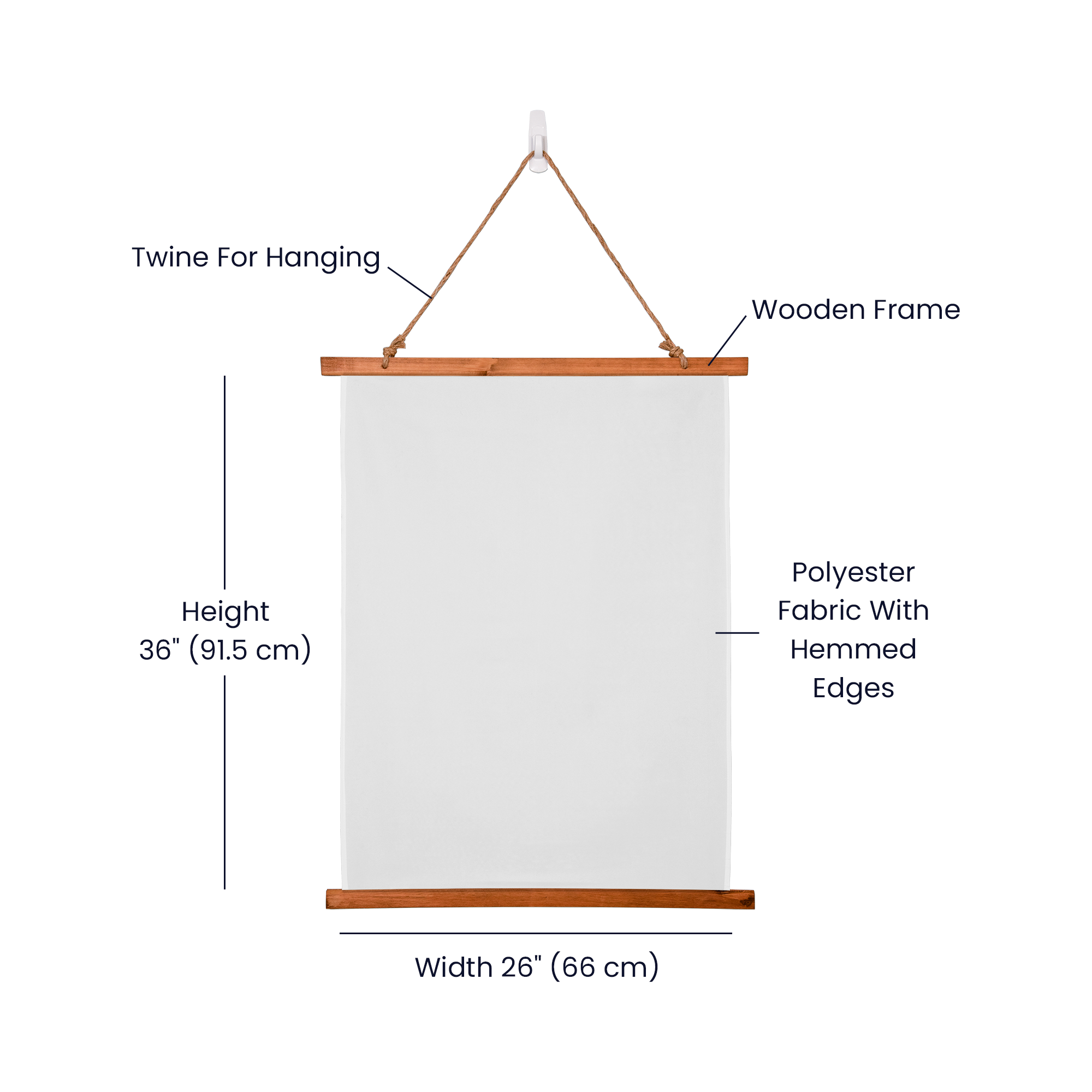 THE 10 COMMANDMENTS – Wood Framed Wall Tapestry