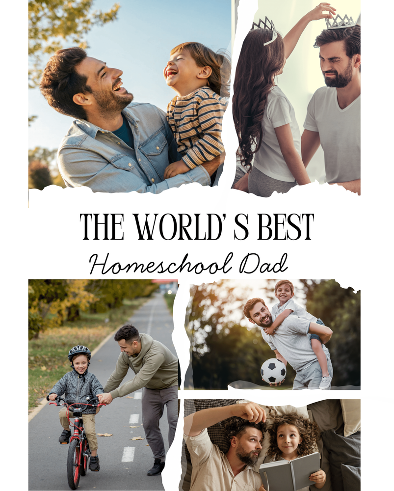 “The World's Best Homeschool Dad” Printed Woven Blanket