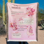 “To My Homeschool Wife” Printed Woven Blanket
